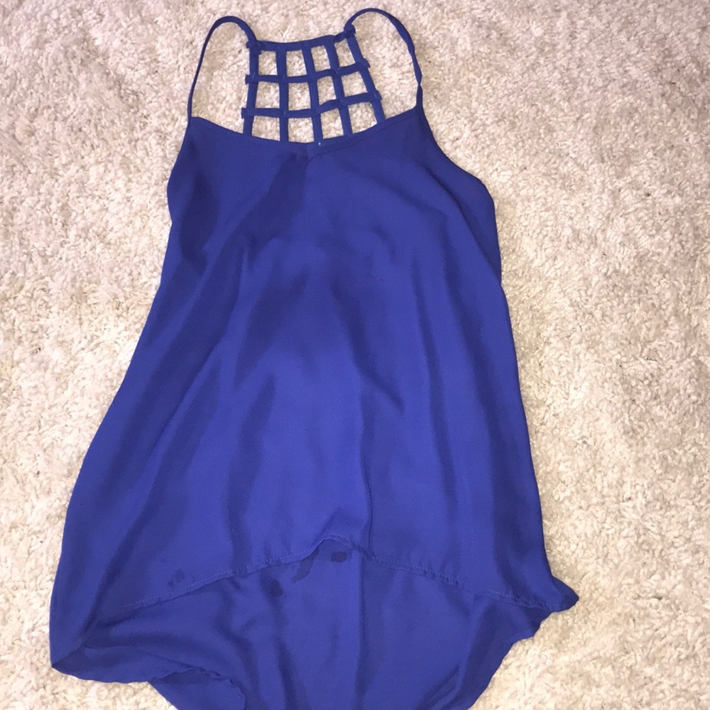 Royal blue tank